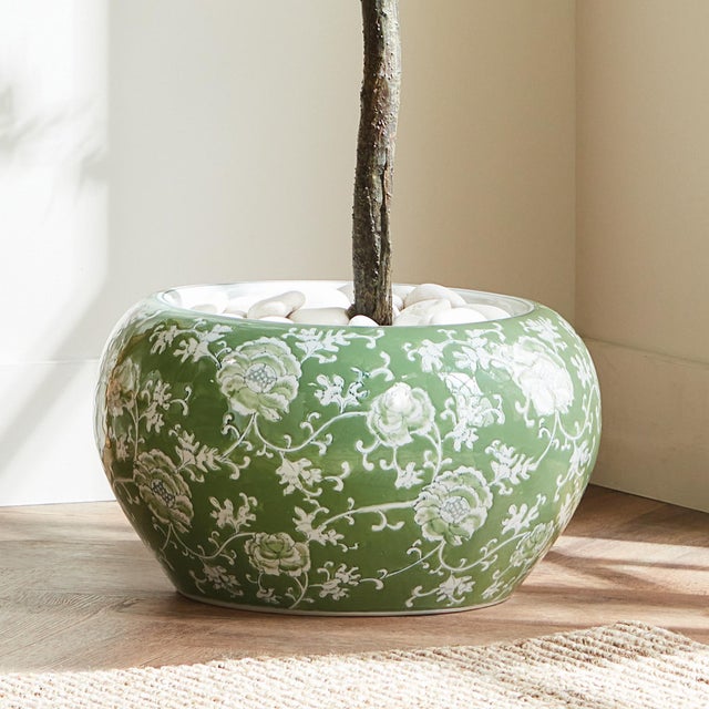 Early 21st Century Imperial Lotus Planter Large For Sale - Image 5 of 5