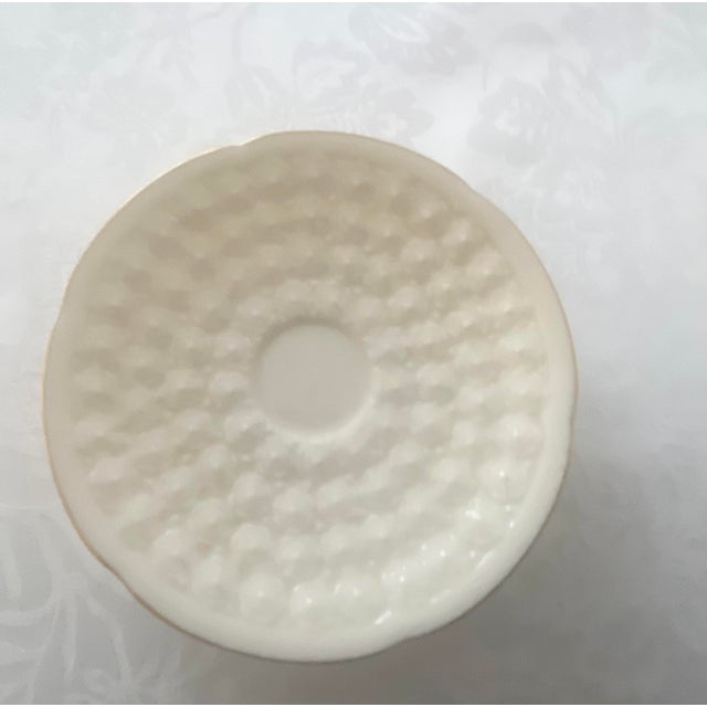 Cream Mid 20th Century Lenox Reproduction of First Lenox Piece (#1) Designed 1889 Limited Edition Demitasse Cup & Saucer - 2 PCS Mint Condition For Sale - Image 8 of 18