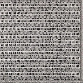 Casa Cosima Milos Black Indoor/Outdoor Rug - 4' x 6' For Sale