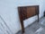 Brutalist 1970s Walnut Brutalist Headboard. For Sale - Image 3 of 12