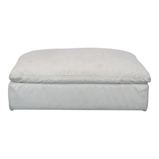 Restoration Hardware Large Pillow Top Ottoman For Sale