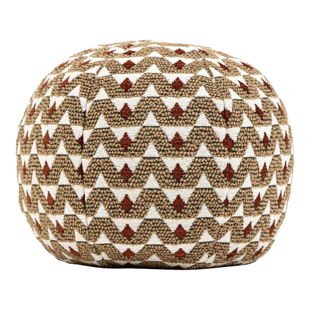 Scalamandre 12" Ball Crizia Ball Pillow in Canyon For Sale