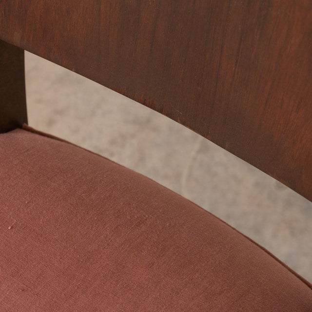 1920s French Scalloped Walnut Chair For Sale - Image 13 of 18