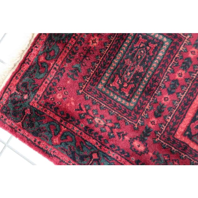 1960s 1960s Vintage German Baluch Style Rug 2.3' X 4.4' For Sale - Image 5 of 12