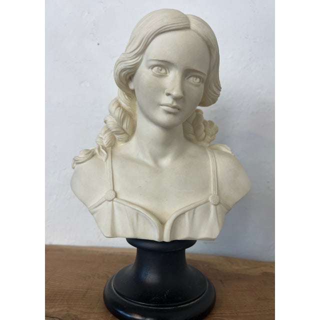 Stone Vintage Classical Bust of a Lady by Arnoldo Giannelli, Italy, 1980s For Sale - Image 7 of 18