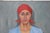 Belgian Artist, Expressionist Portrait of a Woman, 1950s, Oil on Canvas For Sale - Image 3 of 12