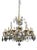 Bronze and Crystal Chandelier, 1890s For Sale