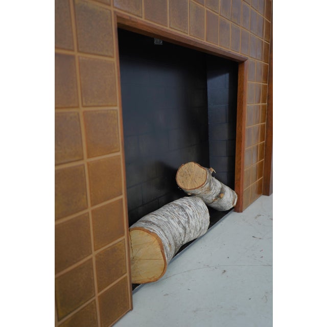 Stickley Tiled Mission Oak Fireplace Mantle For Sale - Image 10 of 14