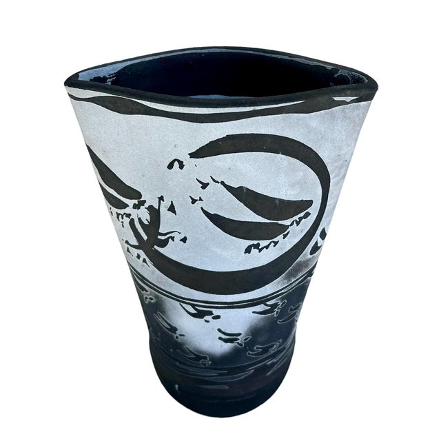 Vintage Raku Pottery Vase From California Chairish