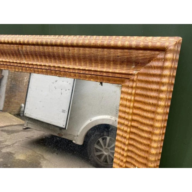 French Faux Bois Wall Mirror, 1860 For Sale - Image 9 of 11