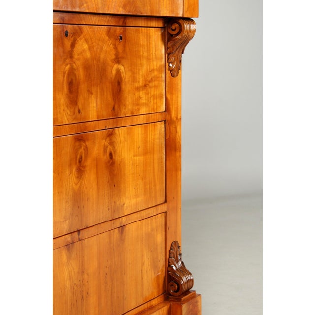 Large Biedermeier Chest of Drawers, 1845 For Sale - Image 12 of 16