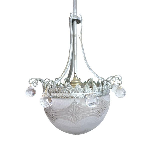 Vintage Art Deco Hanging Lamp, 1890s For Sale - Image 6 of 6