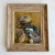 A beautifully composed 1947 still life oil painting on board of ancient Greek pottery and marble statue by Jean Sauvignier...
