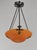 Metal French Art Deco Pendant Light by Daum & Majorelle - 1925 Chandelier France For Sale - Image 7 of 13