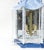 A Pair of Vintage Brighton Blue and White Chinese-Style Pagoda Wall Lamps For Sale - Image 10 of 17