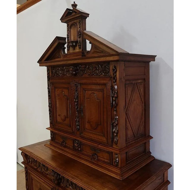 Small Renaissance Two-Piece Buffet, 17th Century For Sale - Image 14 of 18