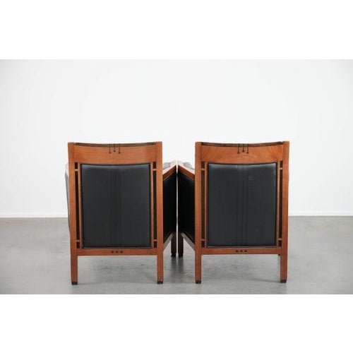 Art Deco Decoforma Series Armchairs in Black Leather from Schuitema, Set of 2 For Sale - Image 3 of 18