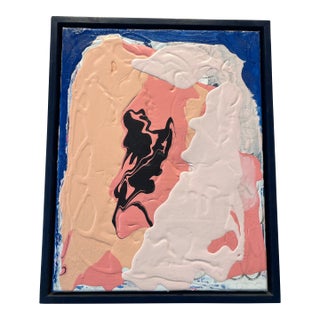 Abstract Post Vandalism Acrylic on Canvas Framed For Sale