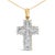 Immerse yourself in the divine glow of this resplendent 14K yellow gold pendant necklace, where spirituality meets sublime...