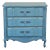 1970's French Provincial Light Blue Chest of Drawers For Sale