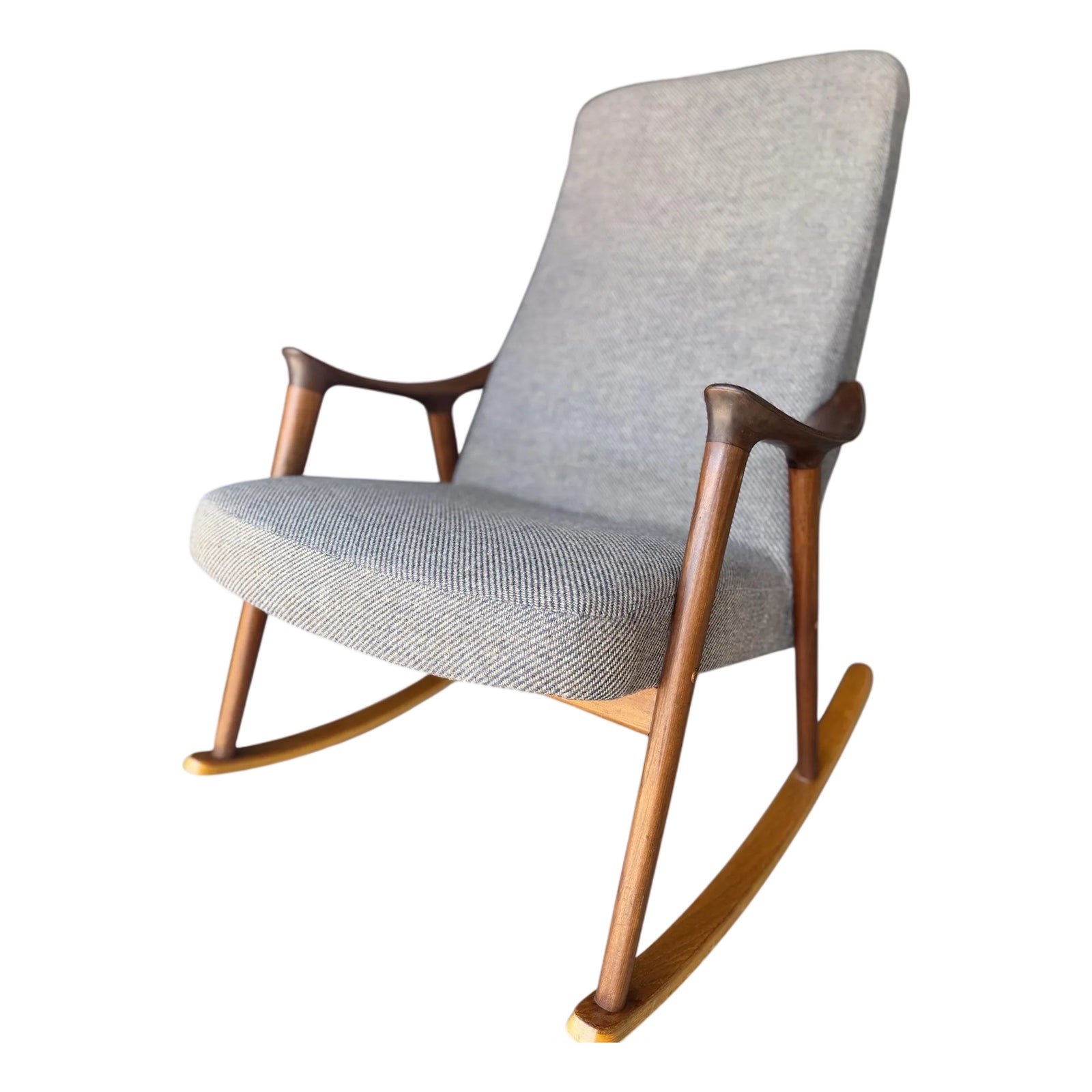 1960s Ingmar Relling for Westnofa Rocking Chair | Chairish