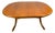 Mid-Century Danish Oval Extending Dining Table in Teak, 1960-1970 For Sale