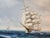 Bring the power and history of the high seas into your home with this exceptional, hand-signed original oil painting by...
