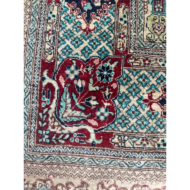 Rug in Fine Silk by Sino Hereke, 1990s For Sale - Image 16 of 18