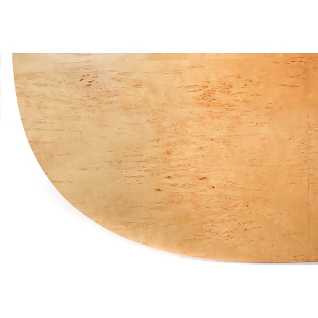 Piet Hein & Bruno Mathsson "Super Ellipse" Coffee Table in Karelian Birch, Sweden, Circa 1960s For Sale - Image 11 of 17
