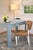 Blue Matthew Izzo Home Theo Light Blue Matte Lacquer Desk With Brass Beetle Knobs For Sale - Image 8 of 11