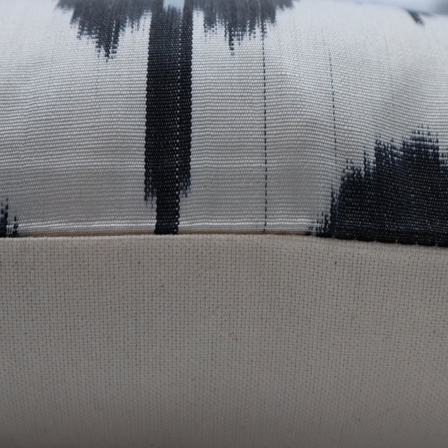 Contemporary Handmade Luxury Silk Throw Pillow With Down Feather Insert For Sale - Image 4 of 7