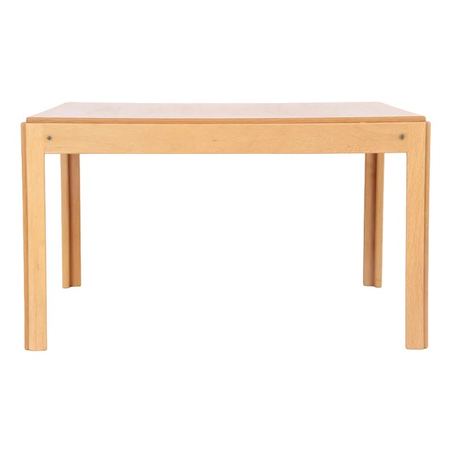 Model Plexus Coffee Table in Oak and Fabric by Illum Wikkelsøe for CFC Silkeborg, 1960s For Sale