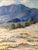 Slate Gray Mid 20th Century "Mount San Jacinto, Palm Springs" Oil Painting on Canvas, Framed For Sale - Image 8 of 11