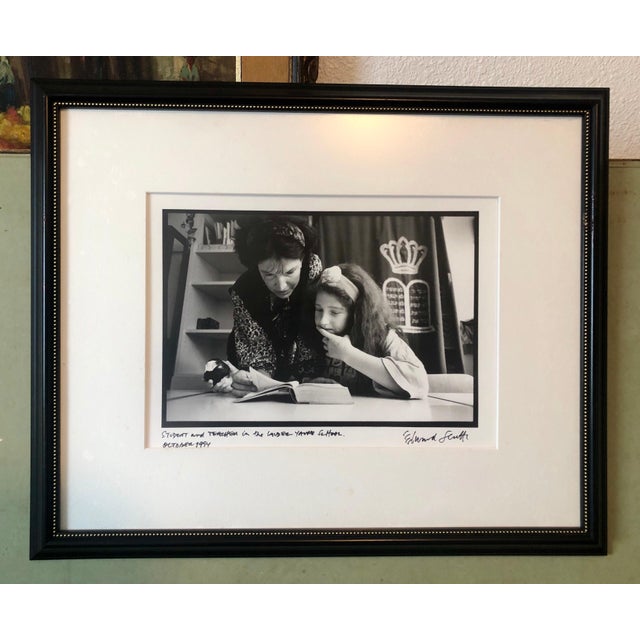 Printmaking Materials Edward Serotta, Photo Student, Teacher Lander School Budapest Vintage Silver Gelatin Photograph, c.1990s For Sale - Image 7 of 7