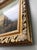 Blue Mid 20th Century Original Classical Landscape Oil Painting With River and Architectural Ruins - Signed For Sale - Image 8 of 11
