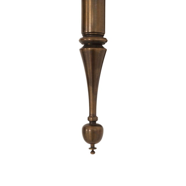Neoclassical Custom French Single Library Sconce in Solid Brass, 2000c - a Pair For Sale - Image 3 of 9