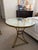 Hollywood Regency Style Gilded Metal & Antiqued Mirror Round Side Table (Attributed to Oly Studio) For Sale - Image 12 of 12