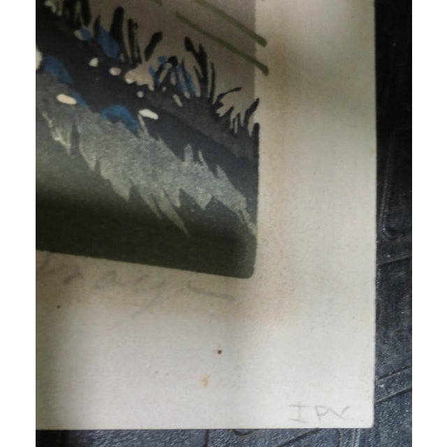 Paul Oskar Droge Signed Woodcut For Sale - Image 9 of 12