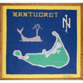 "Nantucket Needlepoint Map" For Sale