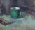 Still-Life Antique Oil Painting Original Soviet Art Ukrainian Artist Sokolovsky 40-47 1970s For Sale - Image 6 of 6