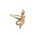 Gold Solid Yellow Gold Snake Ring, Size 6.25 For Sale - Image 8 of 8