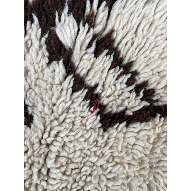 1970s Abstract Moroccan Wool Rug For Sale - Image 5 of 13