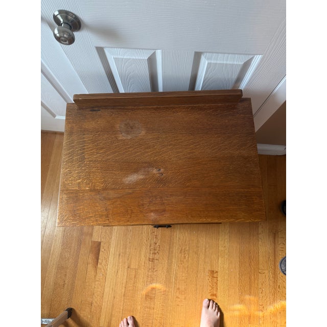 2000 - 2009 Pair of Stickley Mission Oak Side Tables For Sale - Image 5 of 12