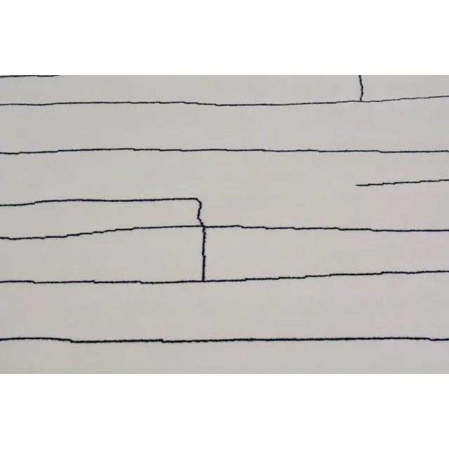 Moroccan Moroccan Azilal Hand Knotted Wool Rug,8'X10' For Sale - Image 3 of 6