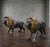Large Bronze Sculptures of Lions, 1870, Set of 2 For Sale - Image 6 of 14