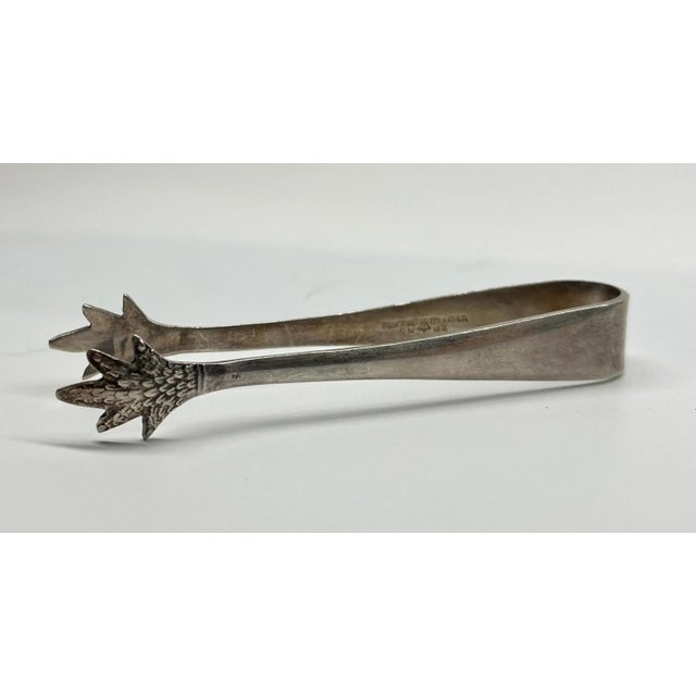 English Vintage Silver Plate Sheffield Bird Talon Sugar Nips/Tongs From England - Circa 1940 For Sale - Image 3 of 11