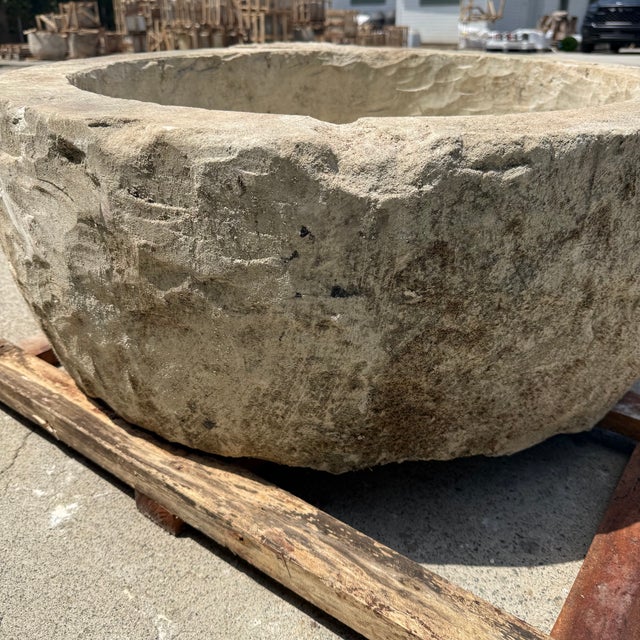 Antique Limestone Trough 5926c For Sale - Image 4 of 10