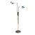 Late 20th Century Holtkoetter Leutchen Chrome Dual Head Floor Lamp For Sale