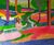 Gerardo La Porta, Fairy Forest, 2022, Acrylic Painting on Canvas For Sale