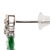 Early 21st Century 18k White Gold 2.50ct Green Myanmar Jadeite Jade Diamond Dangle Earrings, A Pair For Sale - Image 5 of 7